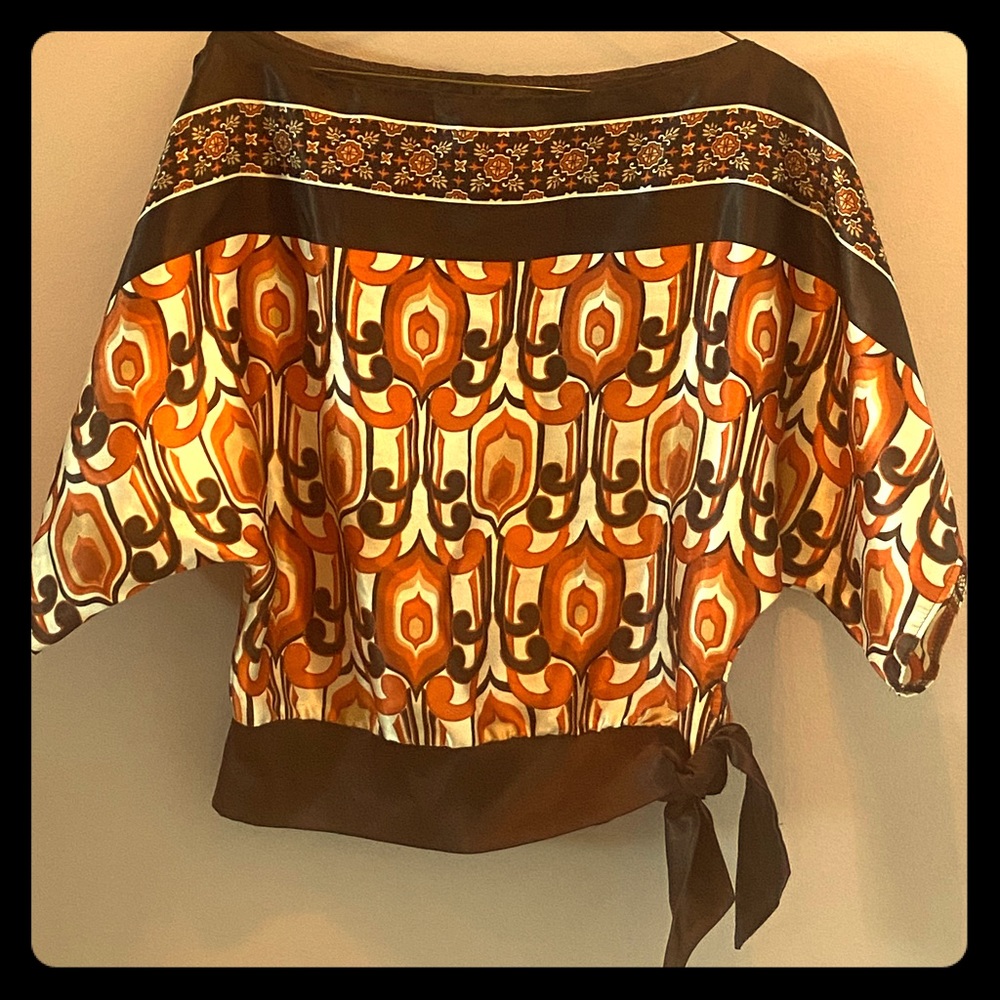 Silky Kerchief-style Top